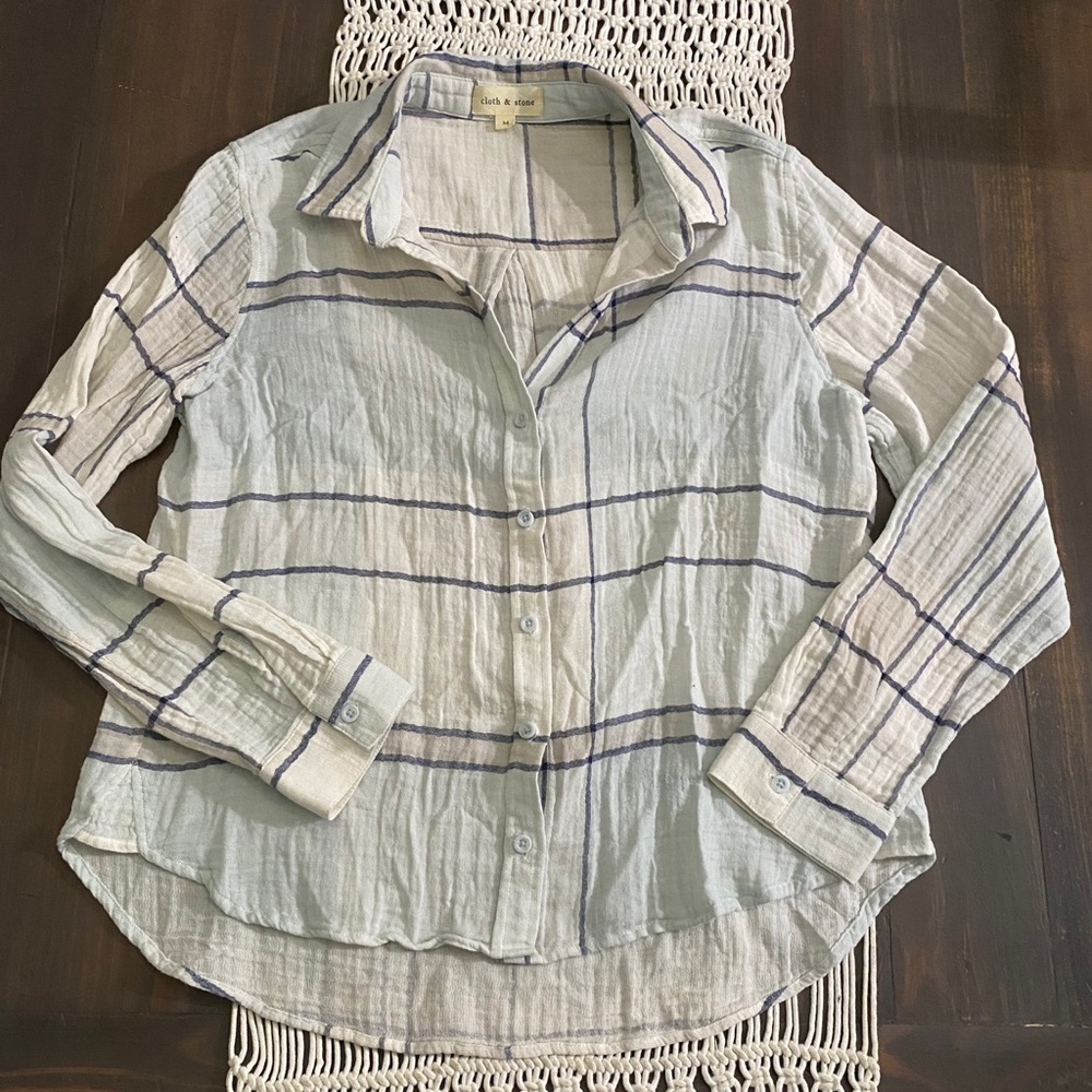 Anthropologie’s Cloth & Stone plaid flannel